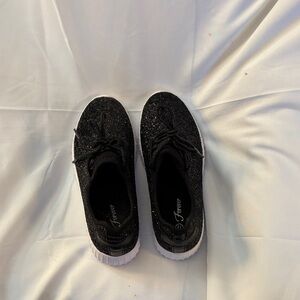 Sparkling Black Sneakers